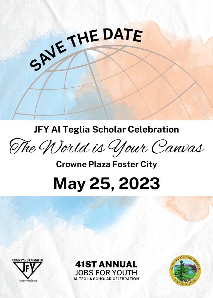 The World is Your Canvas Save the Date Flyer