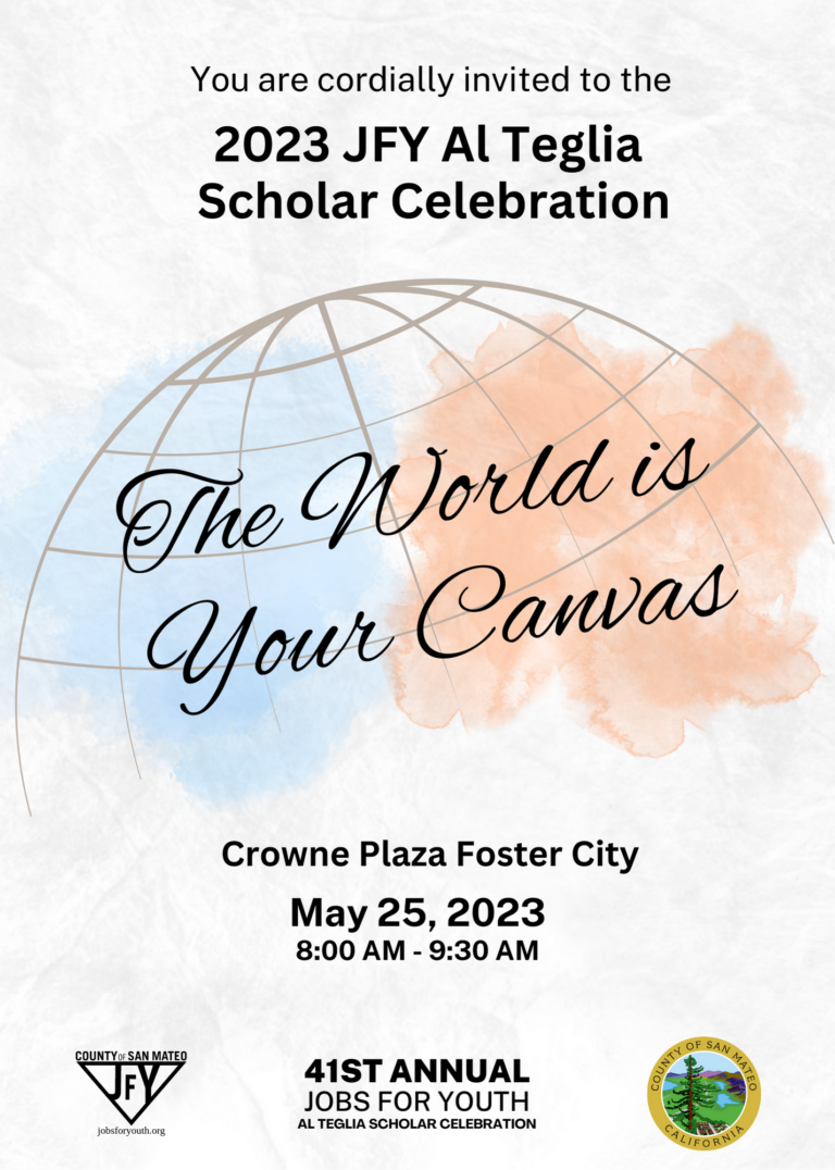 Jobs For Youth Scholar Celebration Invitation